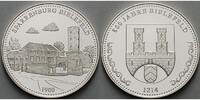 Bielefeld 333/1000 Silbermedaille Medaille<b>-800 Jahre Bielefeld - Sparrenburg um 1900</b> in Kapsel & Zertifikat -