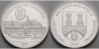Bielefeld 333/1000 Silbermedaille Medaille-<b>800 Jahre Bielefeld -Ravensberger Spinnerei </b>um 1857 -