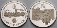 Bad Lippspringe 41,09g<br> fein,<br> 50mm Ø Medaille i.Silber,staatlich anerkanntes Heilbad, Heilklimatischer Kurort, -