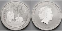 Australien 50 Cents,<br><b>1/2 oz.</b> Jahr des Hasen / Chines.Tierkreisz. 2011 <b>-NEUE SERIE</b> Lunar II <b>1/2 oz. -