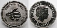 Australien 50 Cents,1/2 oz. 2001 Jahr der Schlange / Chines.Tierkreiszei... 606.62 元 含增值税 ＋  468.56 元 运费