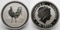 Australien 50 Cents,<br><b>1/2 oz.</b> Jahr des Hahns / Chines.Tierkreiszeichen <b>1/2 oz.</b> -