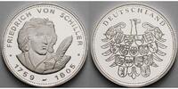 Deutschland 30mm Ø Medaille Friedrich von Schiller 1759 - 1805 in Kapsel -