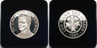 Deutschland 34,77g fein<br> 50mm Ø Medaille in Silber Richard von Weizsäcker - Mann des Jahres 1985 inkl. Etui -