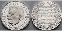 Deutschland 24,93g fein<br> 40mm Ø Medaille in Silber Friedrich Ebert, Reichspräsident 1919-1925 -