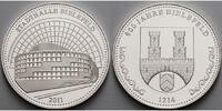 Bielefeld 333/1000 Silbermedaille Medaille-<b>800 Jahre Bielefeld -Stadthalle Bielefeld</b> in Kapsel & Zertifikat -