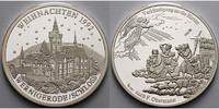 Marienmünster Medaille<br>14,79g <br>fein<br>35mm Ø Medaille in Silber, Weihnachten 1987, Abteikirche Marienmünster inkl. Kapsel -