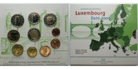 Luxemburg 7,88 Kursmünzensatz, mit zusätzl. 2 Euro Gedenkmünzen 10 Jahre WWU und Charlotte -
