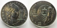 Italien 5 Euro 60 Jahre Verfassung / Silber,inkl. Kapsel & Zertifikat & Etui -