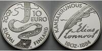 Finnland 10 Euro 200. Geb. von Elias Lönnrot, inkl. Etui & Zertifikat -
