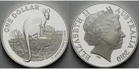Australien 1 $ Känguru, inkl. Etui & Zertifikat & Schuber -