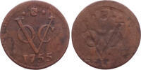VOC - Utrecht 1/2 Duit incuse -