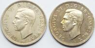 Great Britain - Scotland (lot) shilling George VI - English and Scottish Crest -