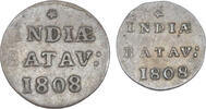 Netherlands East Indies - Nederlands-Oost-Indië duit en 1/2 duit Lodewijk Napoleon -