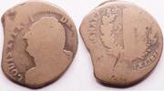 France, Royales 2 Sol (minting error) Louis XIV -