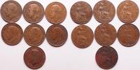 Great Britain (lot) farthing George V -