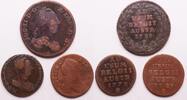 Austrian Netherlands , Brussel (lot) liard and double liard Joseph II and Maria Theresa -