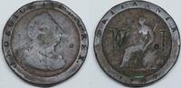 Great Britain penny George III - Countermarked -