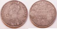 British India rupee Victoria - Countermarked -