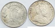 Ceylon 10 cents Edward VIII -