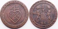 Great Britain, India Colony 1/96 rupee Madras Presidency of East India Company -