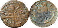 Spanish States - Catalonia - Tárrega denier Louis XIII of France -