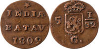 Netherlands East Indies - Nederlands-Oost-Indië 5 1/32 gulden Indiae batav -