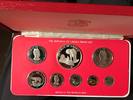 Liberia 6,93 Dollar O A U - 8 Coin Set der Franklin Mint -