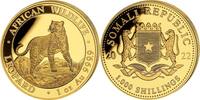 Somalia 1000 Schilling 1 oz Gold Coin Leopard -