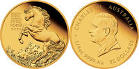 Australien 25$ 1/4 oz Gold Coin Lunar Series III. - Year of the Horse -