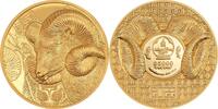 Mongolei 25000 Togrog 1 oz Gold Coin Magnificent Argali -