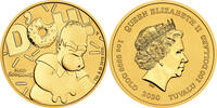 Tuvalu 100$ 1 oz Gold Coin Die Simpsons - Homer Simpson -