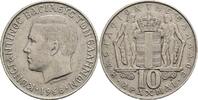Griechenland 10 Drachmai Konstantin II. 1964-1973 -