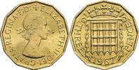 Großbritannien 3 Pence Queen Elizabeth II. -