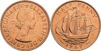 Großbritannien Half Penny Queen Elizabeth II. -