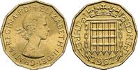 Großbritannien 3 Pence Queen Elizabeth II. -
