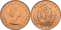Großbritannien Half Penny Queen Elizabeth II. -