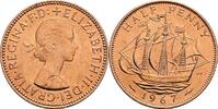 Großbritannien Half Penny Queen Elizabeth II. -
