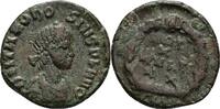 ROM, Kaiserzeit Bronzemünze AE4 Theodosius I. 379-395 -