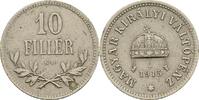 Kaisertum Österreich 10 Filler Franz Joseph I. 1848-1916 -