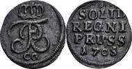 Preussen 1 Schilling Friedrich I. 1701-1713 -