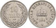 Kaisertum Österreich 10 Filler Franz Joseph I. 1848-1916 -