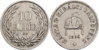Kaisertum Österreich 10 Filler Franz Joseph I. 1848-1916 -