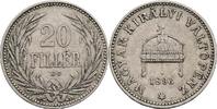 Kaisertum Österreich 20 Filler Franz Joseph I. 1848-1916 -