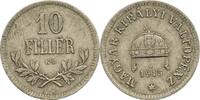 Kaisertum Österreich 10 Filler Franz Joseph I. 1848-1916 -