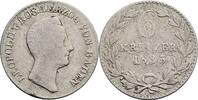 Baden 6 Kreuzer Leopold Großherzog 1830-1852 -