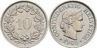 Schweiz 10 Rappen 1968 vz, Rf. 20.92 元 含税 ＋  167.34 元 运费