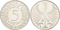 Deutschland 5 Deutsche Mark 1974 G ss+/vz 75.16 元 含税 ＋  167.01 元 运费