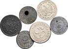 Deutsches Reich Lot 6 Stück Spielgeld -
