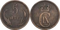Dänemark 5 Öre Christian IX. 1863-1906 -